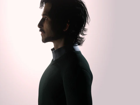 Dev Patel Character Low-poly 3D Model