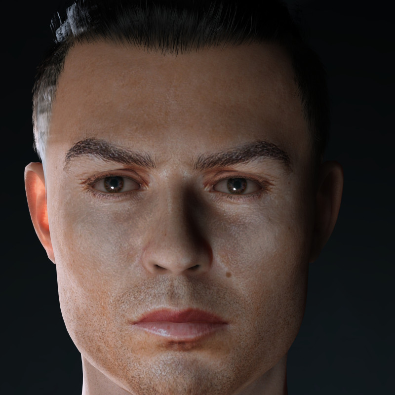 Cristiano Ronaldo Al Nassr Kit - Hyper Realistic Low-poly Modèle 3D .c4d .max .obj .3ds .fbx .stl .blend 