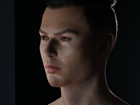 Cristiano Ronaldo Al Nassr Kit - Hyper Realistic Low-poly Modèle 3D