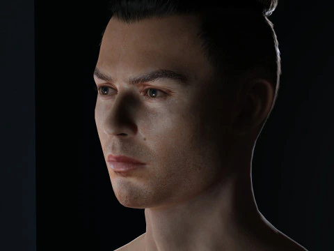Cristiano Ronaldo Al Nassr Kit - Hyper Realistic Low-poly 3D Model