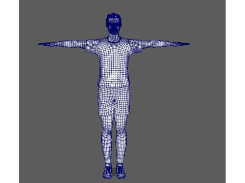 Cristiano Ronaldo Al Nassr Kit - Hyper Realistic Low-poly Modèle 3D