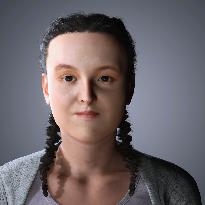 Bella Ramsey Character Low-poly 3D Model .c4d .max .obj .3ds .fbx .stl .blend