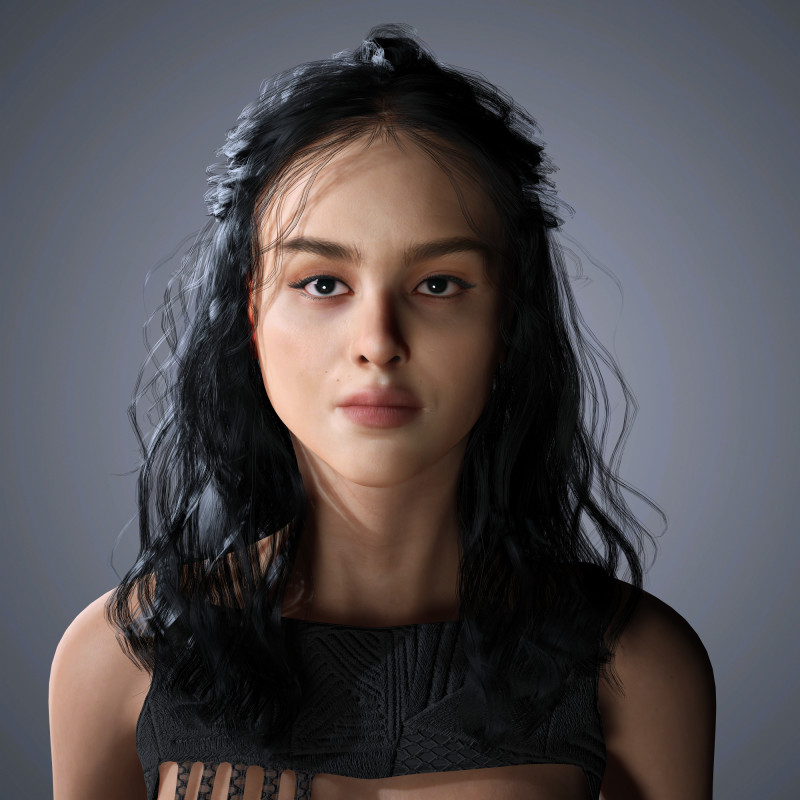 Olivia Rodrigo Character Low-poly Modello 3D .c4d .max .obj .3ds .fbx .stl .blend