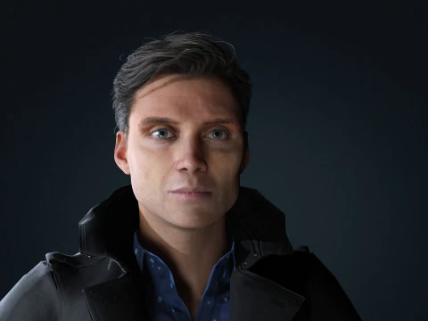 Cillian Murphy tommy shelby Character Low-poly 3D Model