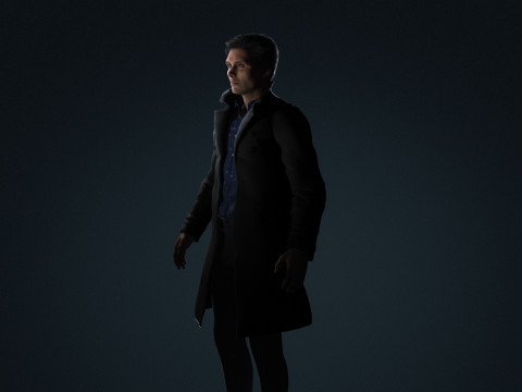 Cillian Murphy tommy shelby Character Low-poly 3D 모델