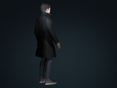 Cillian Murphy tommy shelby Character Low-poly 3D 모델
