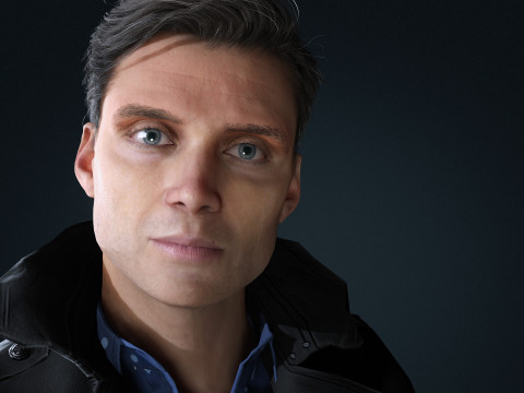 Cillian Murphy tommy shelby Character Low-poly 3D 모델
