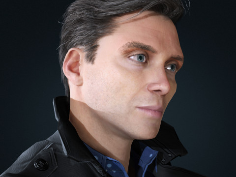 Cillian Murphy tommy shelby Character Low-poly 3D 모델