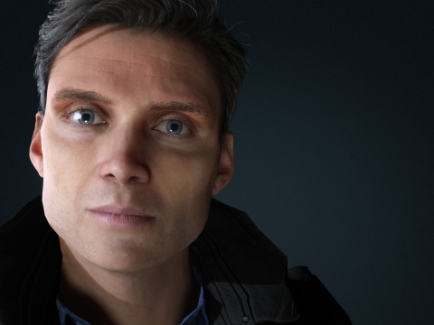 Cillian Murphy tommy shelby Character Low-poly 3D 모델