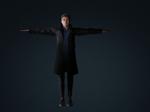 Cillian Murphy tommy shelby Character Low-poly 3D 모델