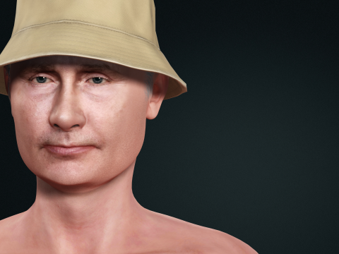 Vladimir Putin Character Low-poly 3D 모델
