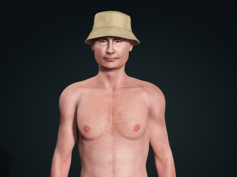 Vladimir Putin Character Low-poly 3D 模型