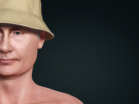 Vladimir Putin Character Low-poly 3D 模型