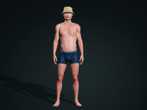 Vladimir Putin Character Low-poly 3D 模型