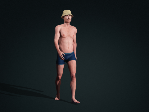 Vladimir Putin Character Low-poly 3D 模型