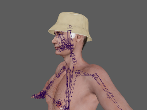 Vladimir Putin Character Low-poly 3D 模型