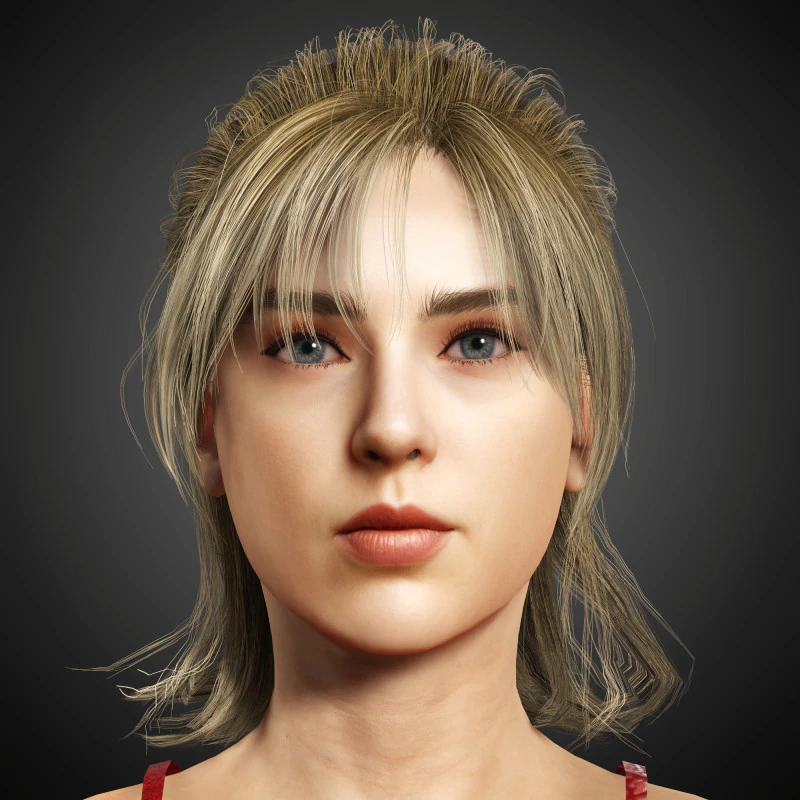 Taylor Swift Character 3D Model .c4d .max .obj .3ds .fbx .stl .blend 