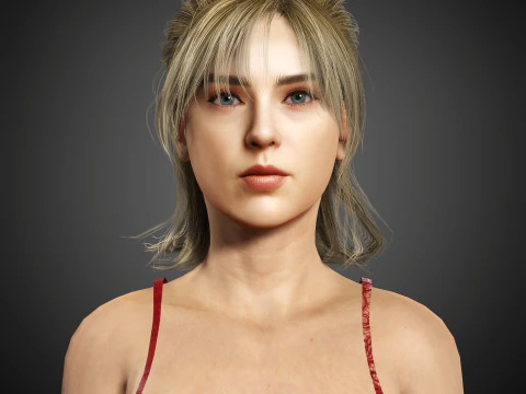 Taylor Swift Character 3D Model
