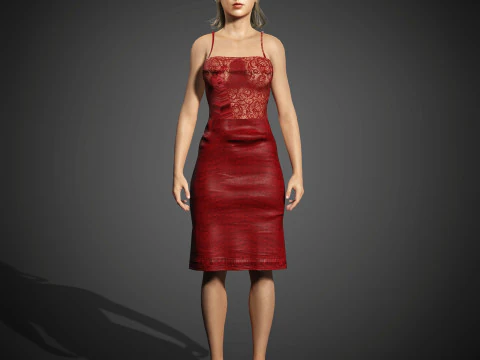 Taylor Swift Character 3D Model