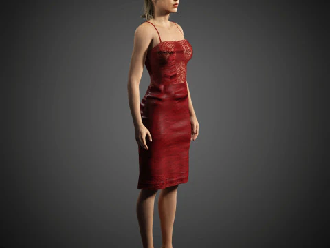Taylor Swift Character 3D Model