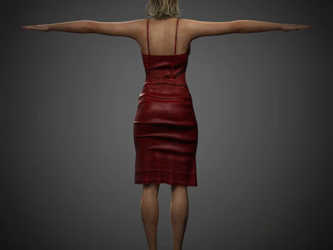 Taylor Swift Character 3D Model