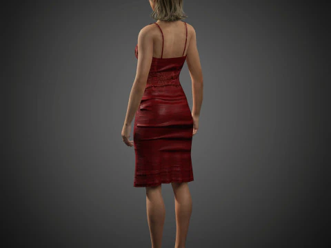 Taylor Swift Character 3D Model