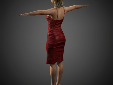 Taylor Swift-personage 3D Model