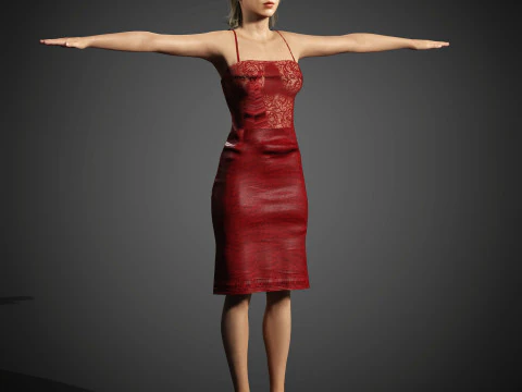 Taylor Swift Character 3D Model