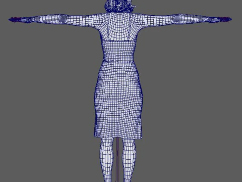 Taylor Swift Character 3D Model