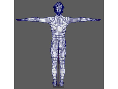 Christian Bale Character 3D Model