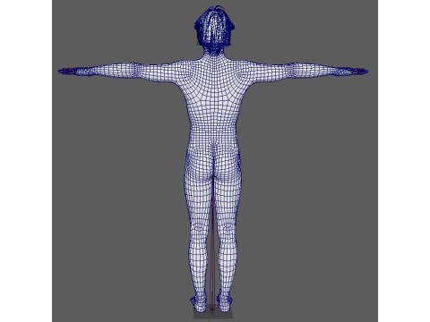 Christian Bale Character 3D Model