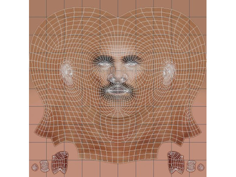 Christian Bale Character 3D Model