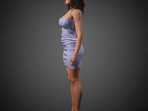 Salma Hayek Character Modèle 3D