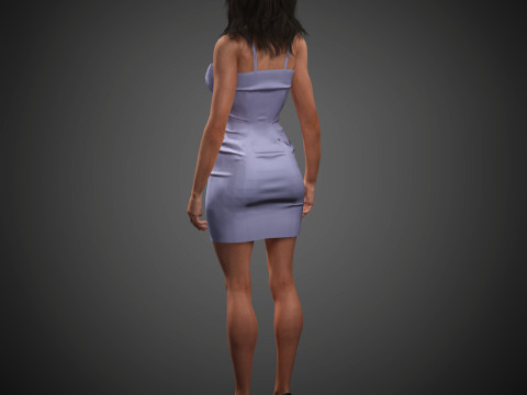 Salma Hayek Character Modèle 3D