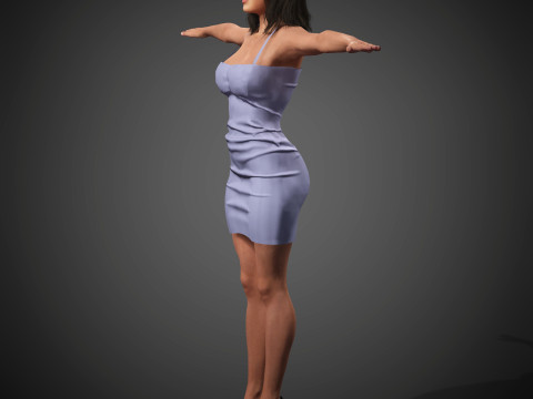 Salma Hayek Character Modèle 3D