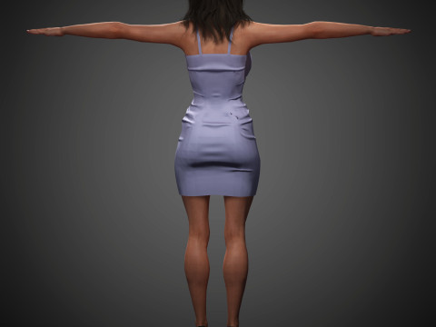 Salma Hayek Character Modèle 3D