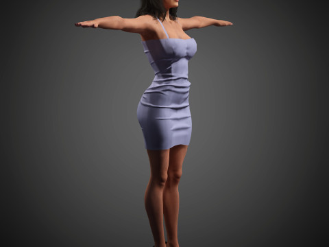 Salma Hayek Character Modèle 3D