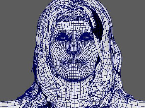 Salma Hayek Character Modèle 3D