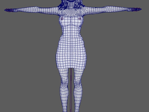 Salma Hayek Character Modèle 3D