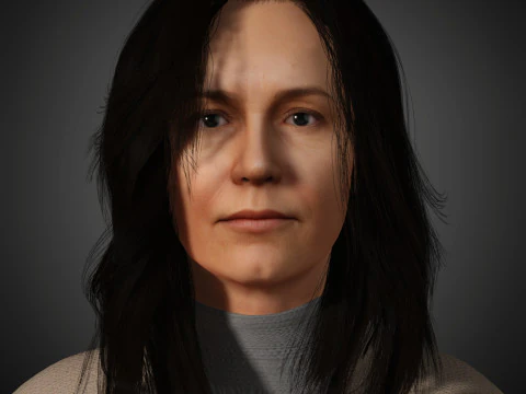 Maria Corina Machado Character 3D Model