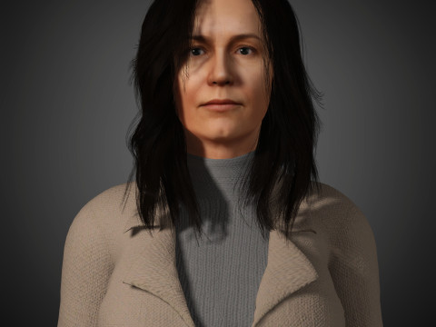 Maria Corina Machado Character 3D 模型