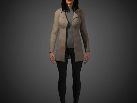 Maria Corina Machado Character 3D 模型