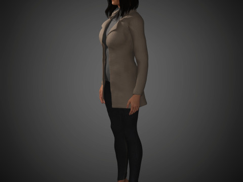 Maria Corina Machado Character 3D 模型