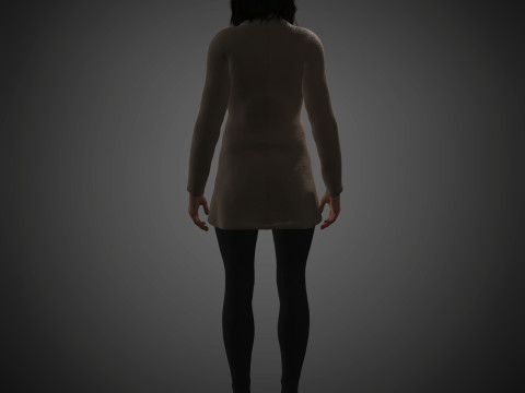 Maria Corina Machado Character 3D 模型