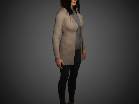 Maria Corina Machado Character 3D 模型