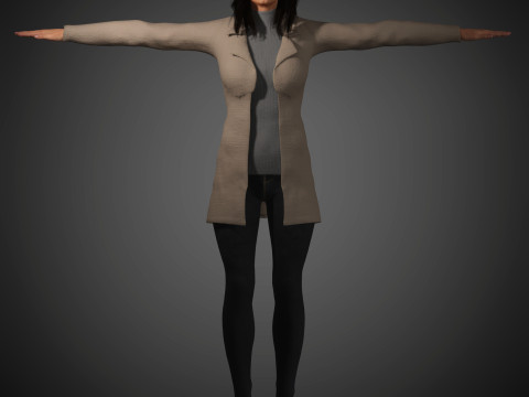 Maria Corina Machado Character 3D 模型