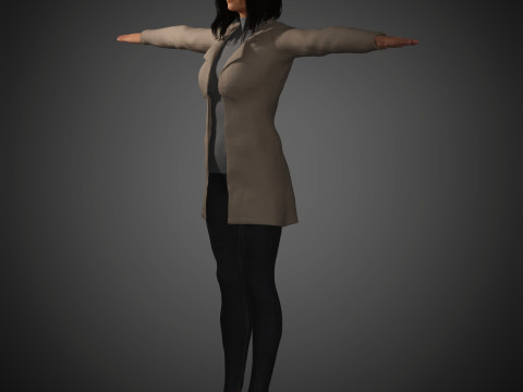 Maria Corina Machado Character 3D 模型