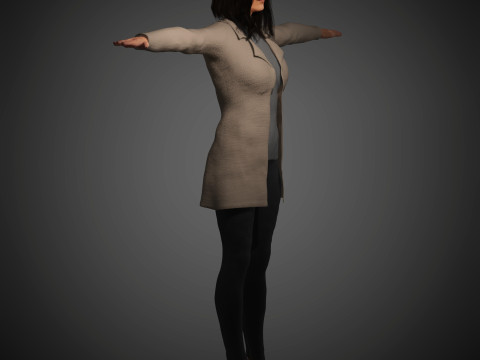 Maria Corina Machado Character 3D 模型
