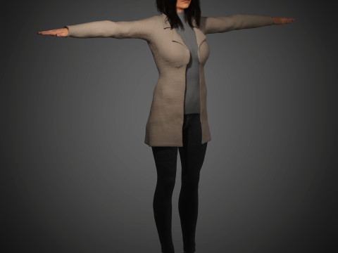 Maria Corina Machado Character 3D 模型