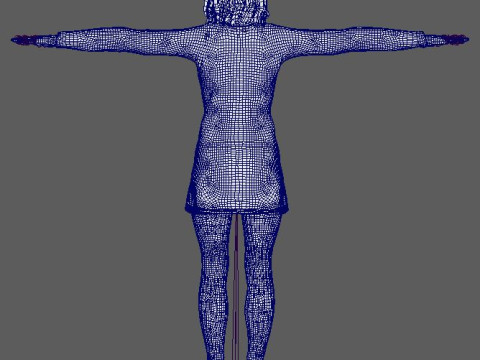 Maria Corina Machado Character 3D 模型